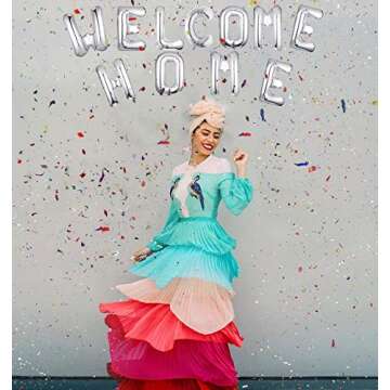 Letter Balloons 16 Inch Mylar Foil Alphabet Letter A-Z Balloons Set for Wedding Birthday Party Decoration Banner Custom Phrase 26 Pieces(Silver)