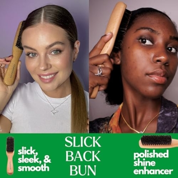 GranNaturals Boar Bristle Smoothing Hair Brush