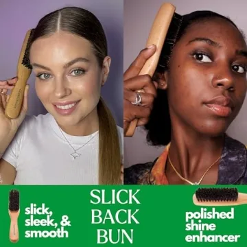 GranNaturals Boar Bristle Smoothing Hair Brush