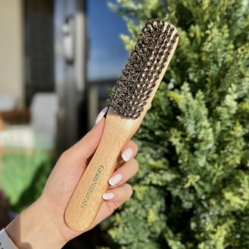 GranNaturals Boar Bristle Smoothing Hair Brush