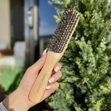 GranNaturals Boar Bristle Smoothing Hair Brush