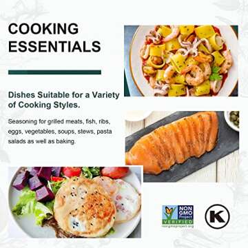 Soeos Himalayan Salt, Coarse Grain, 39Oz (2.4 Pound), Non-GMO Himalayan Pink Salt, Kosher Salt, Sea Salt for Grinder Refill