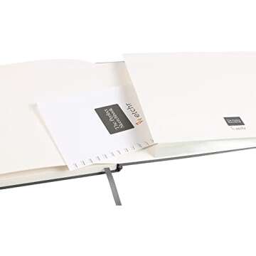 Etchr Perfect Sketchbook - A4 Landscape - Cold Press Mixed Media 100% Cotton Sketchbook - Hardcover Drawing Book - Hardcover Sketchbook 8.3”x11.7" with 44 Pages