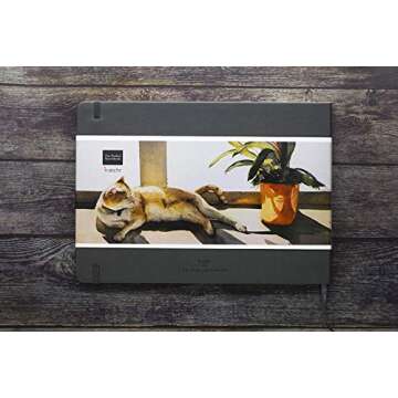 Etchr Perfect Sketchbook - A4 Landscape - Cold Press Mixed Media 100% Cotton Sketchbook - Hardcover Drawing Book - Hardcover Sketchbook 8.3”x11.7" with 44 Pages