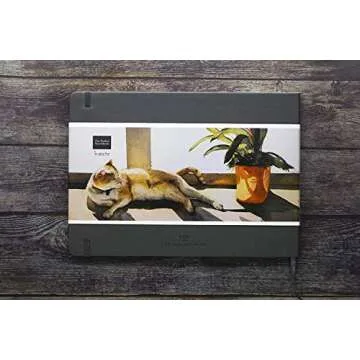 Etchr Perfect Sketchbook - A4 Landscape - Cold Press Mixed Media 100% Cotton Sketchbook - Hardcover Drawing Book - Hardcover Sketchbook 8.3”x11.7" with 44 Pages