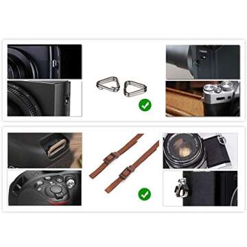 TARION Durable Adjustable Camera Strap for Photographers