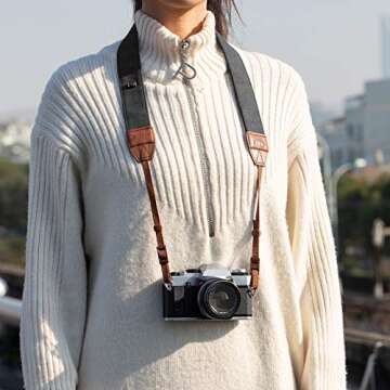 TARION Durable Adjustable Camera Strap for Photographers
