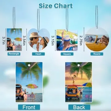 Custom Car Air Fresheners with Personalized Photos