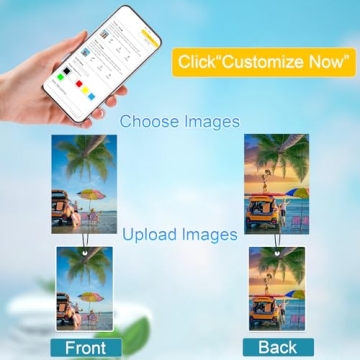 Custom Car Air Fresheners with Personalized Photos