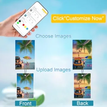 Custom Car Air Fresheners with Personalized Photos