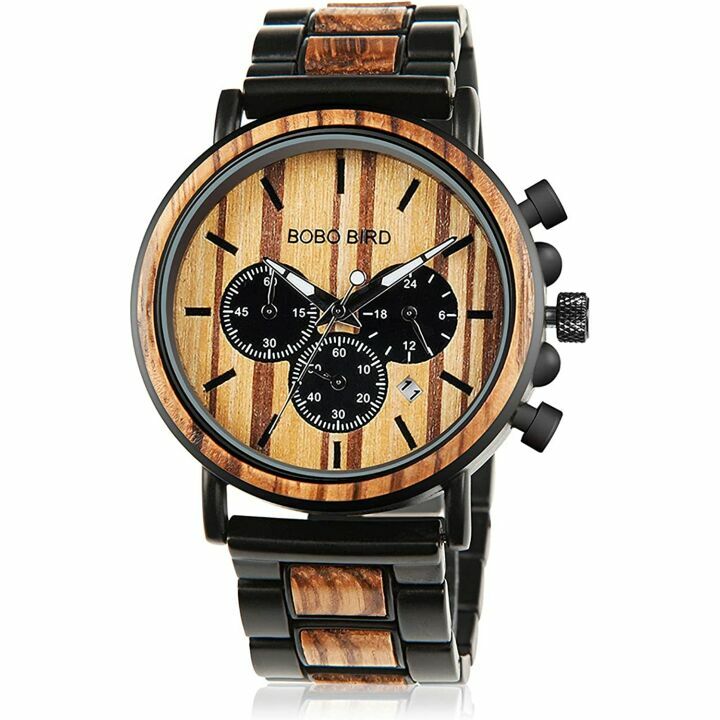 BOBO BIRD Wooden Men's Watches - Chronograph Style