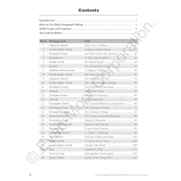 Daily Paragraph Editing Workbook for 8th Grade Students