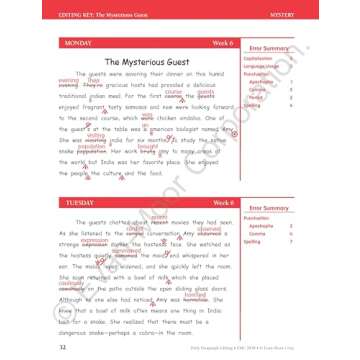 Daily Paragraph Editing Workbook for 8th Grade Students