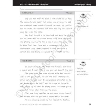 Daily Paragraph Editing Workbook for 8th Grade Students