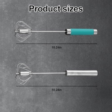 Effortless Mixing with Stainless Steel Semi-Automatic Whisk