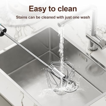 Effortless Mixing with Stainless Steel Semi-Automatic Whisk