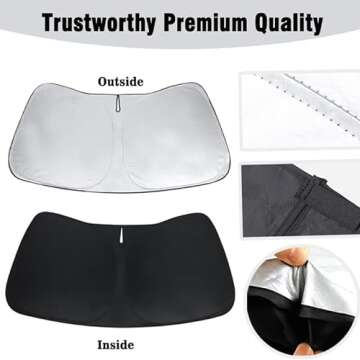 Bronco Sport Custom Windshield Sun Shade | 2021-2025 Sun Visor Blocks UV Rays