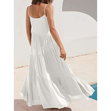 LCRRRN Womens Summer Sleeveless Spaghetti Dress