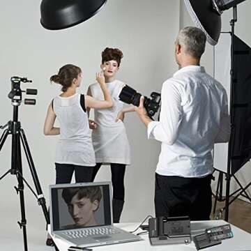 Artman NP-F550 Battery 2-Pack and Wall Charger for Sony NP F550, F530, F970, F960, F770, F750, F330, CCD-SC55, TR516, TR716, TR818, TR910, TR917 Camera, CN-160, CN-216 LED Video Light (2600 mAh)