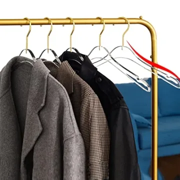 Besser Acrylic Hangers with Gold - Durable and Stylish