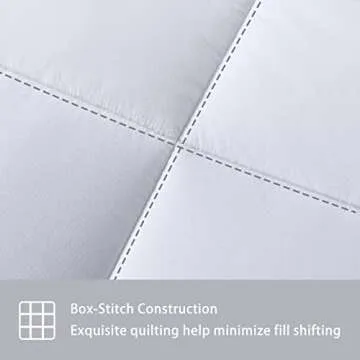 DOWNCOOL Cozy Queen Size Comforter for Year-Round Comfort