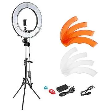 Neewer 14" Dimmable LED Ring Light for Perfect Lighting