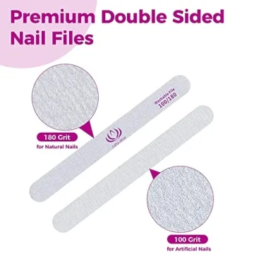 Nail Files and Buffers - Capularsh 16Pack Kit for All Nails