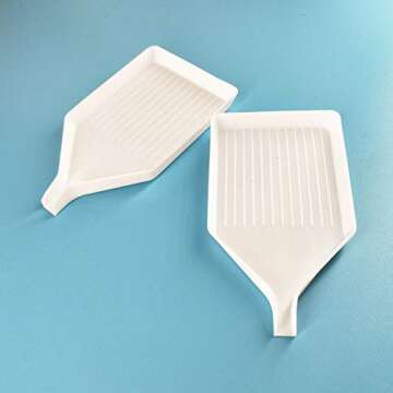 24Pcs Plastic Bead Sorting Trays Diamond Rhinestone Plate Tray for DIY Art Craft