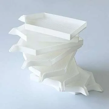 24Pcs Plastic Bead Sorting Trays for DIY Art Craft