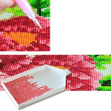 24Pcs Plastic Bead Sorting Trays for DIY Art Craft