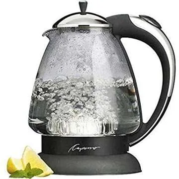 Capresso H2O Plus Cordless Kettle - Fast Boiling & Elegant Design in Chrome