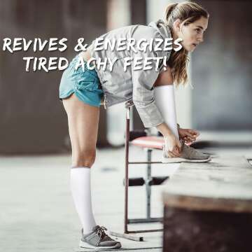 Copper Compression Socks - 6 Pairs for Best Support