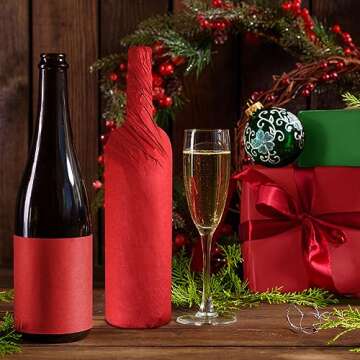 CHRORINE Christmas Tissue Paper 60 Sheets Vibrant Bulk