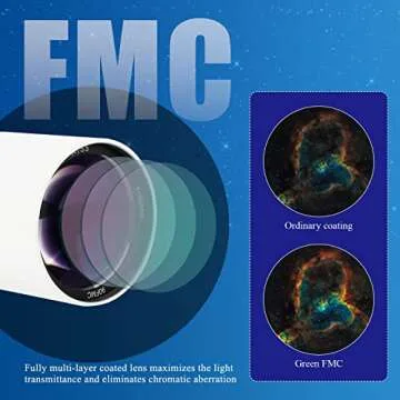 SVBONY SV48P 90mm Refractor Telescope for Beginners