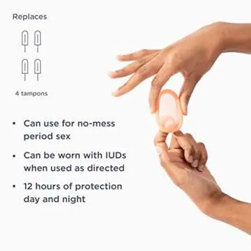 Saalt Menstrual Disc - Soft, Flexible, Reusable Medical-Grade - Removal Notch - Tampon Alternative - Made in USA - Lasts 10 Years (Coral, Regular)