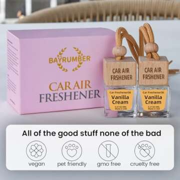 Bayrumber Hanging Car Freshener - Natural & Eco-Friendly