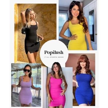 Popilush 8-in-1 Shapewear Dress for Women Summer Fashion