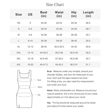 Popilush 8-in-1 Shapewear Dress for Women Summer Fashion