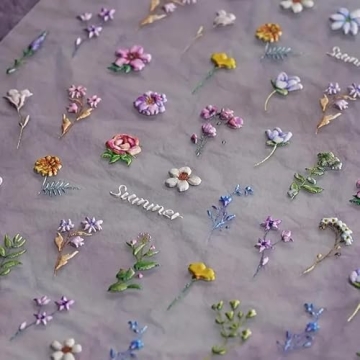 Flower Nail Stickers for Stunning Summer Nail Art