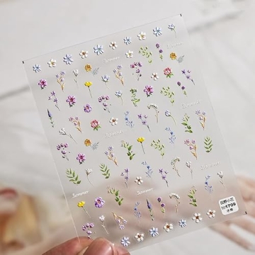 Flower Nail Stickers for Stunning Summer Nail Art