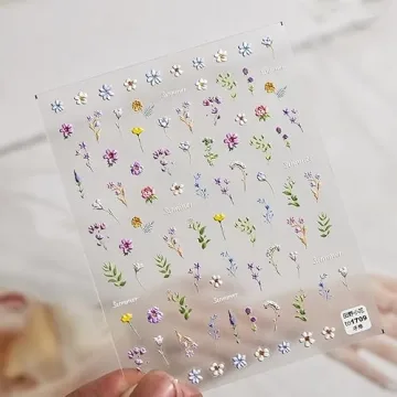 Flower Nail Stickers for Stunning Summer Nail Art