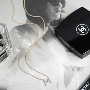 PAVOI 14K Gold Initial Necklace | Elegant Personalized Jewelry