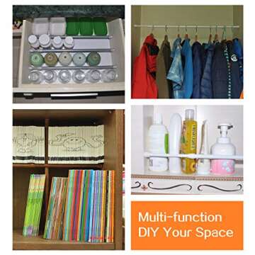 KXLife Adjustable Curtain Rods No Drill for Home Use