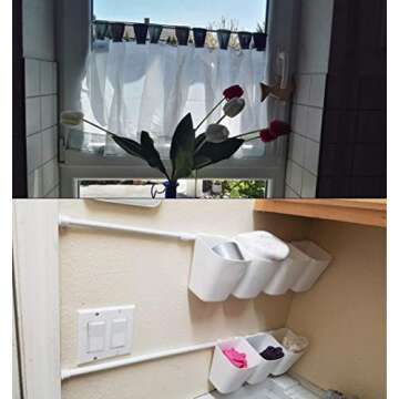 KXLife Adjustable Curtain Rods No Drill for Home Use