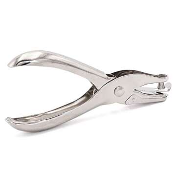 Jeemitery Handheld Hole Punch for Tags and Tickets