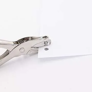 Jeemitery Handheld Hole Punch for Tags and Tickets