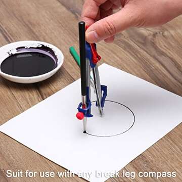 LOONENG Ruling Pen for Masking Fluid, Perfect Fine Line Drawing, Technical Cartography and Calligraphy, Suitable Use with Drawing Ink, Indian Ink Gouache