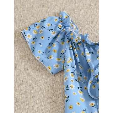 Floerns Floral Off-the-Shoulder Dress for Summer Style