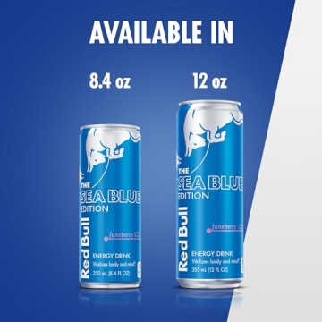Red Bull Sea Blue Edition Juneberry Energy Drink 24 Cans