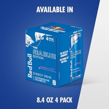 Red Bull Sea Blue Edition Juneberry Energy Drink 24 Cans